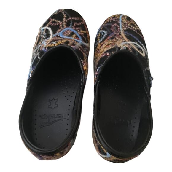Dansko Clogs Women's Fabric Leather Colorful Nurse Slip-Ons Size EU 35 US 5 - Picture 7 of 16